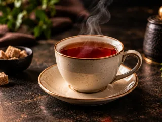 شاي في فنجان