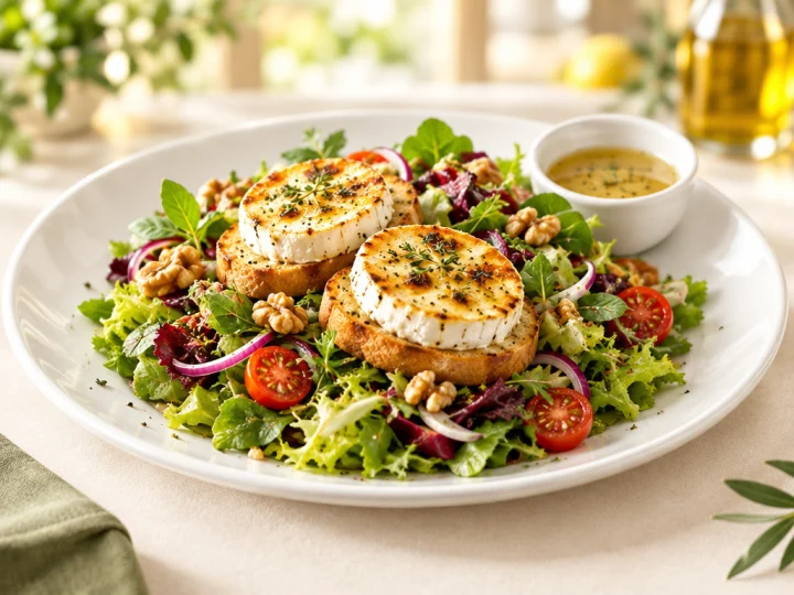 Salade De Chèvre Chaud