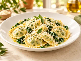 Ravioli Épinards Et Ricotta