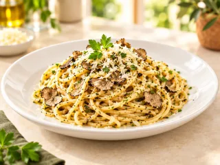 Spaghetti À La Truffe