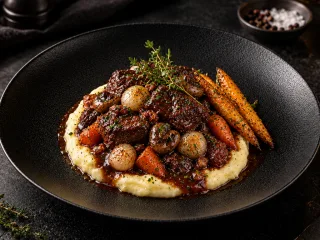 لحم بقري بورغندي