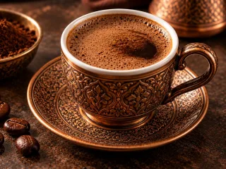 Damla Sakızlı Türk Kahvesi